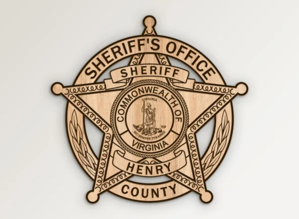 Henry Virginia Sheriff's Office Badge SVG Vector911