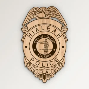 Hialeah Florida Police Badge SVG Vector911