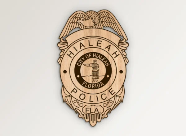 Hialeah Florida Police Badge SVG Vector911