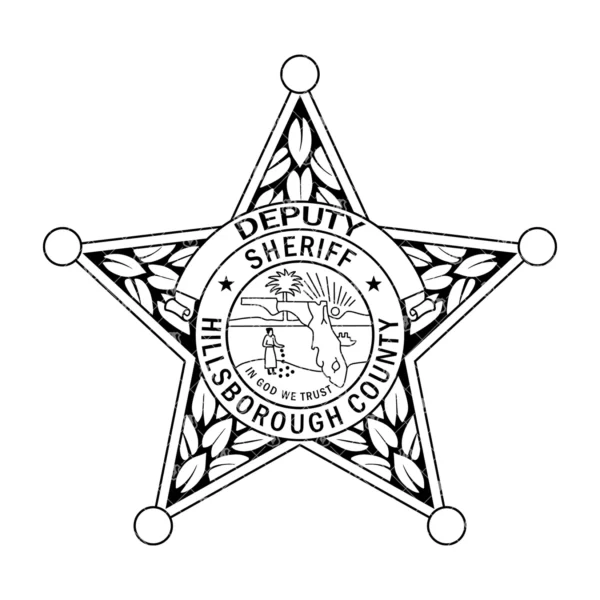 Hillsborough Florida Sheriff Deputy Badge - Image 2