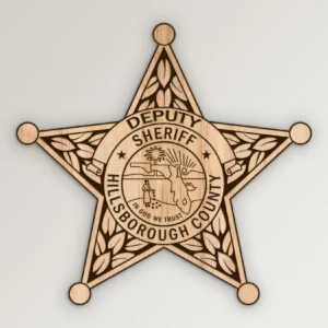 Hillsborough FL Deputy Sheriff Badge SVG Vector911