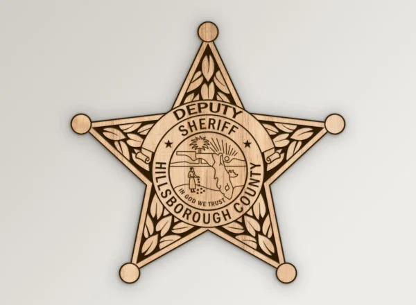 Hillsborough FL Deputy Sheriff Badge SVG Vector911