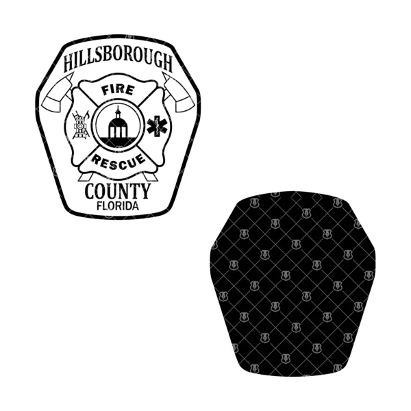 Hillsborough Florida Fire Rescue Patch - Image 3