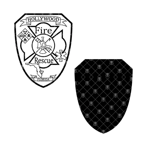 Hollywood Florida Fire Rescue Patch - Image 3