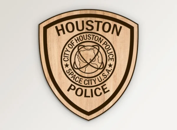 Houston Texas Police Patch SVG Vector911