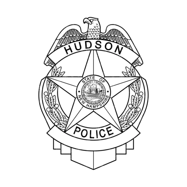 Hudson New Hampshire Police Badge - Image 2