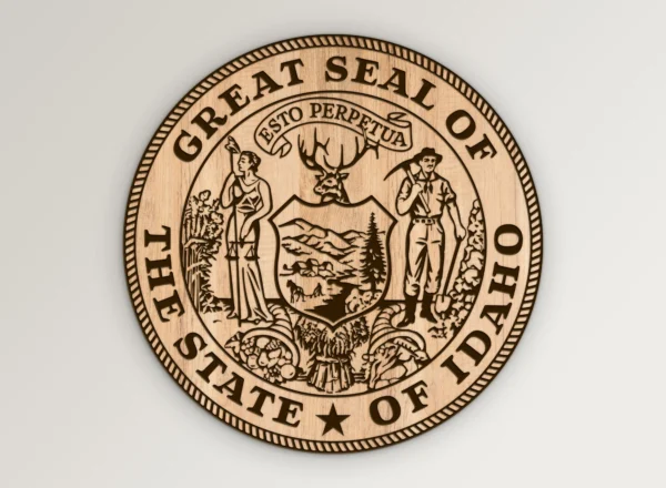 State of Idaho Great Seal SVG Vector911