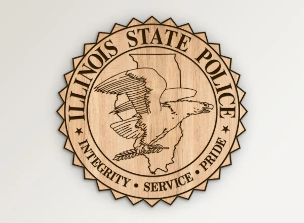 Illinois State Police Emblem SVG Vector911