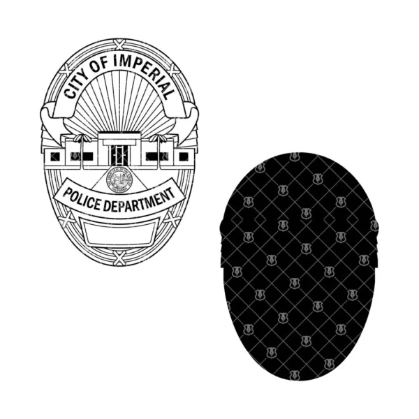 Imperial California Police Badge - Image 3