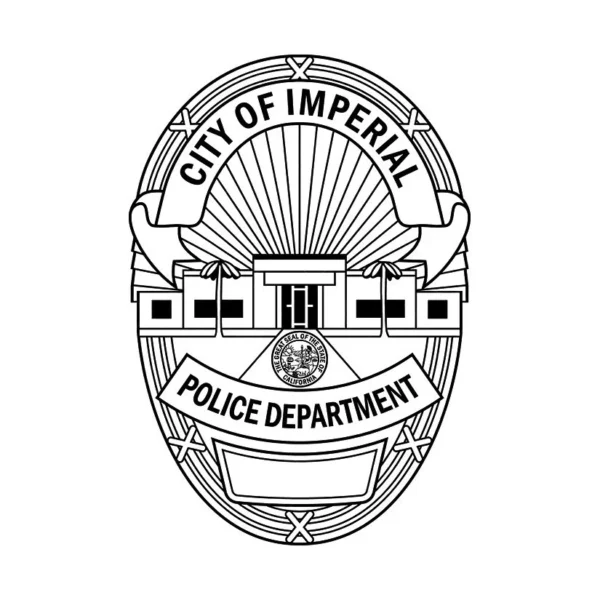 Imperial California Police Badge - Image 2