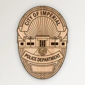 City of Imperial California Police Badge SVG Vector911