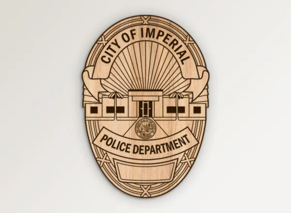 City of Imperial California Police Badge SVG Vector911