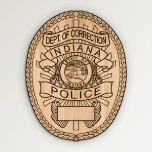 Indiana Department of Corrections Police Badge SVG Vector911