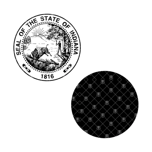 State of Indiana Seal - Image 3