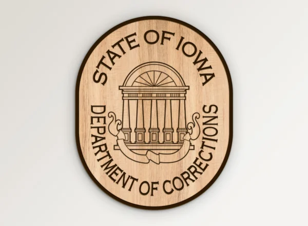 Iowa Department of Corrections Patch SVG Vector911