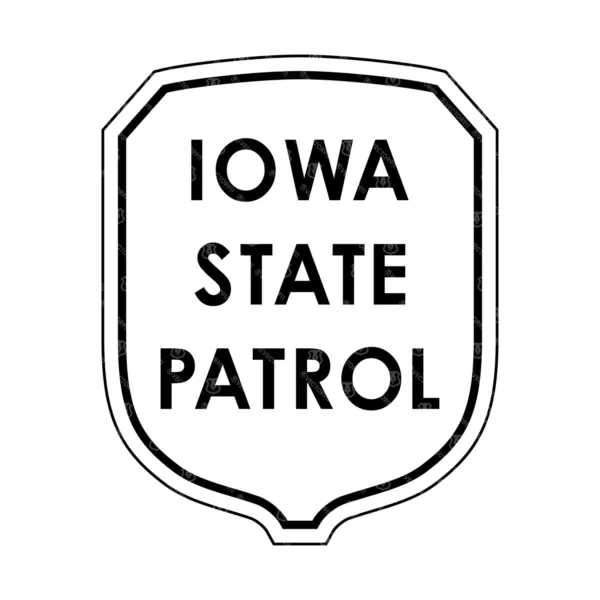 Iowa State Patrol Trooper Badge - Image 2