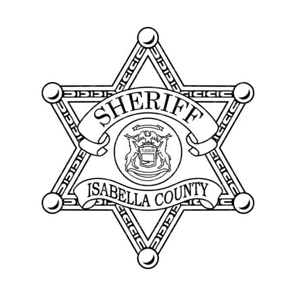 Isabella County Michigan Sheriff Badge - Image 2