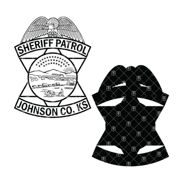 Johnson County Kansas Sheriff Patrol Badge - Image 3