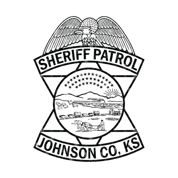 Johnson County Kansas Sheriff Patrol Badge - Image 2