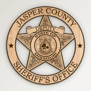 Jasper County Missouri Sheriff's Office Deputy Badge SVG Vector911