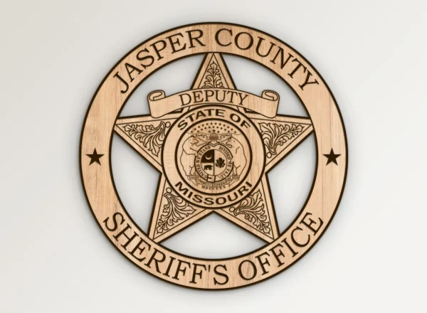 Jasper County Missouri Sheriff's Office Deputy Badge SVG Vector911