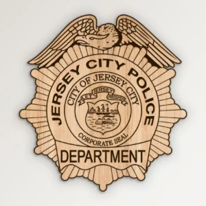 Jersey City New Jersey Police Badge SVG Vector911