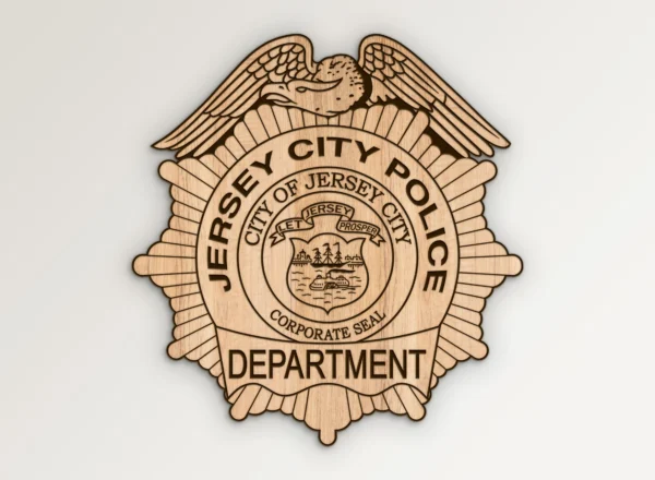 Jersey City New Jersey Police Badge SVG Vector911