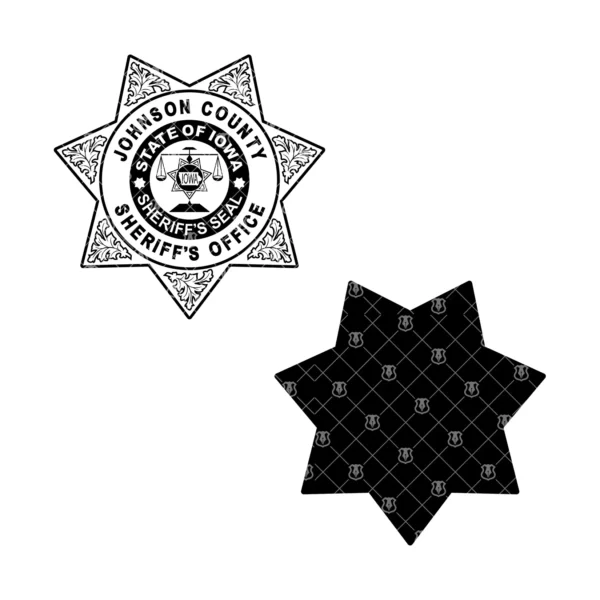 Johnson County Iowa Sheriffs Office Badge - Image 3