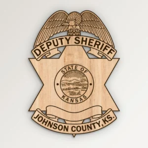 Johnson County Kansas Deputy Sheriff Badge SVG Vector911