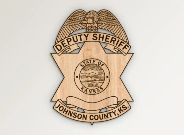 Johnson County Kansas Deputy Sheriff Badge SVG Vector911