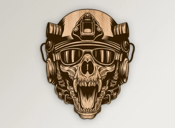 Police K9 Dog Skull Helmet SVG Vector911