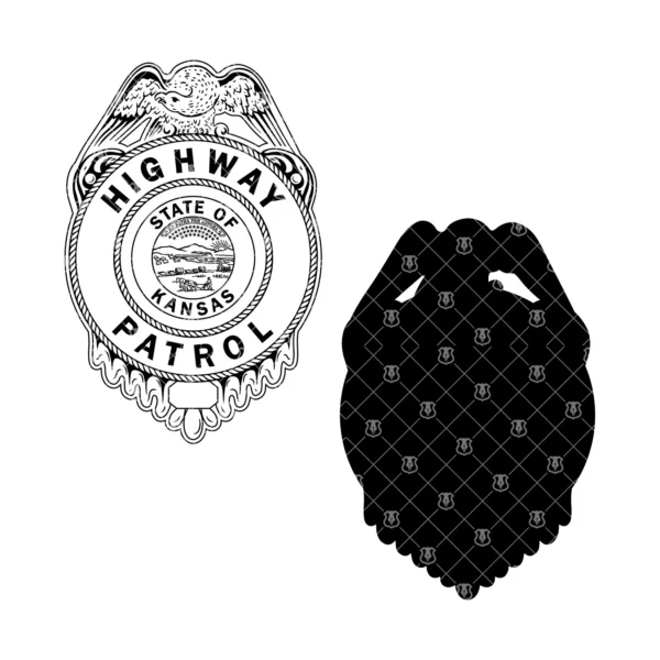 Kansas Highway Patrol Badge - Image 3