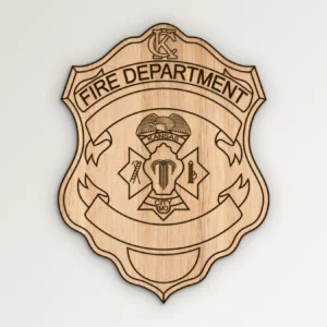 Kansas City Missouri Fire Department Badge SVG Vector911