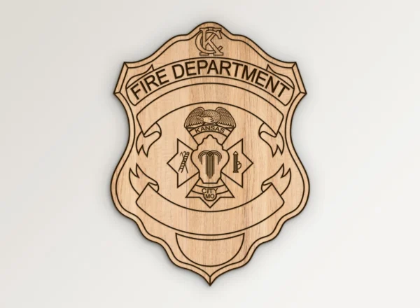 Kansas City Missouri Fire Department Badge SVG Vector911