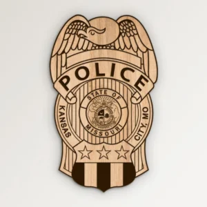 Kansas City Missouri Police Badge SVG Vector911