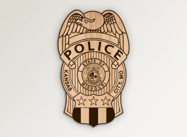 Kansas City Missouri Police Badge SVG Vector911