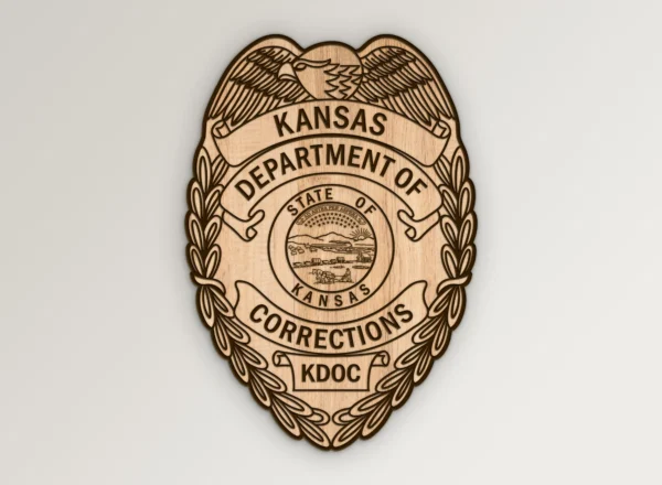 Kansas Department of Corrections Badge SVG Vector911