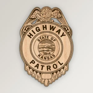 Kansas Highway Patrol Badge SVG Vector911