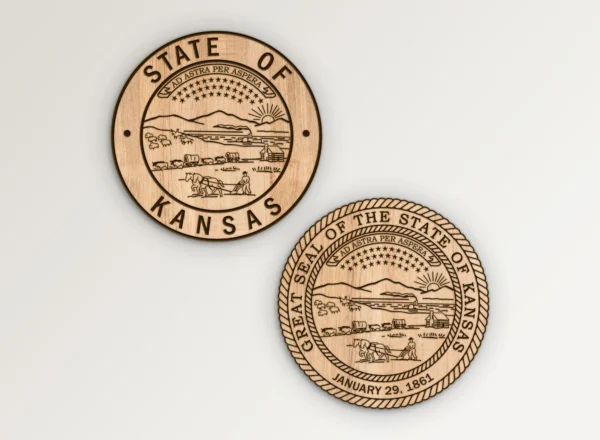 Great State Seals of Kansas Bundle SVG Vector911