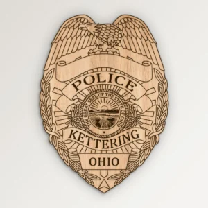 Kettering Ohio Police Badge SVG Vector911