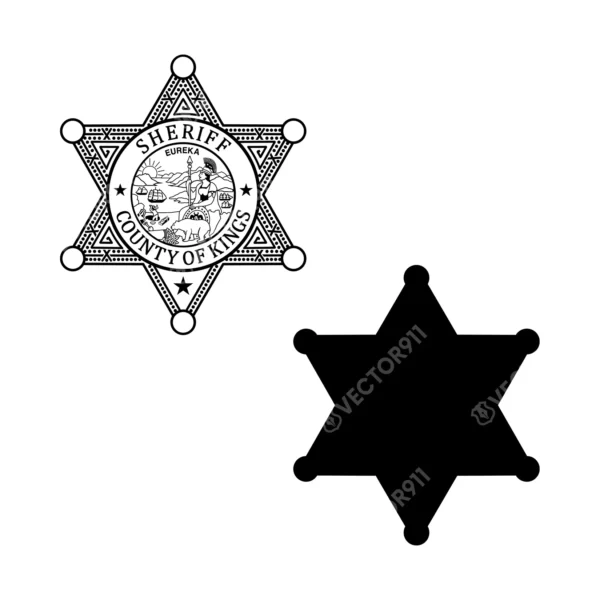 King County California Sheriff Badge - Image 3