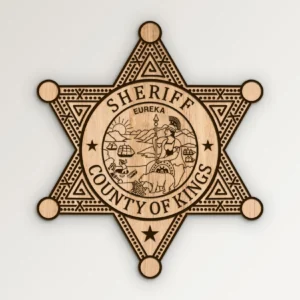 King County California Sheriff Badge SVG Vector911