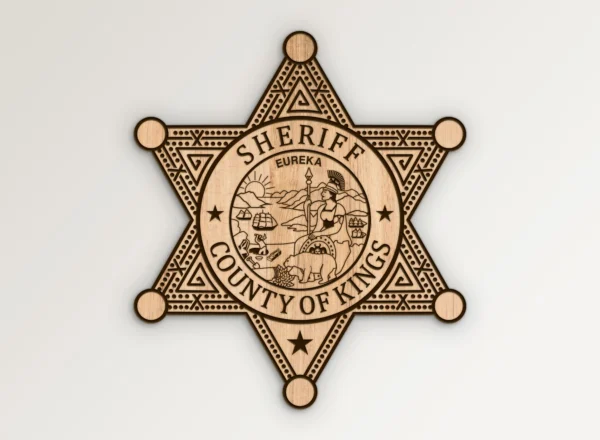 King County California Sheriff Badge SVG Vector911