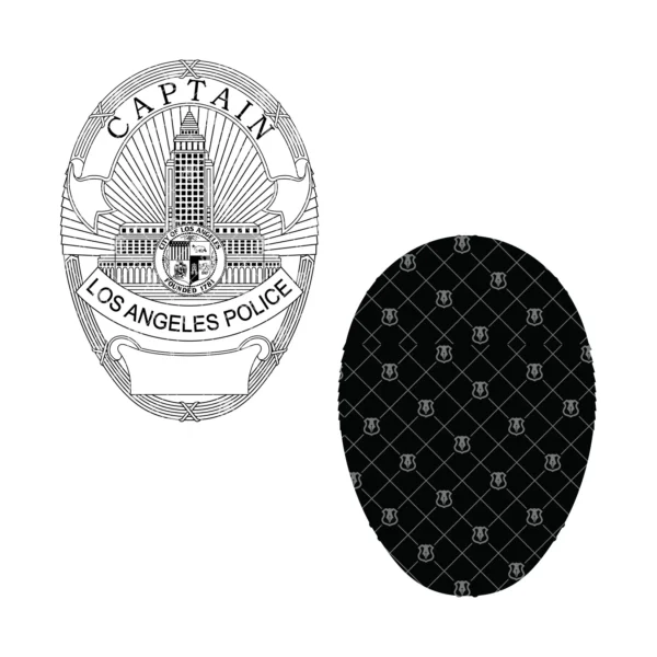 Los Angeles California Police LAPD Captain Badge - Image 3