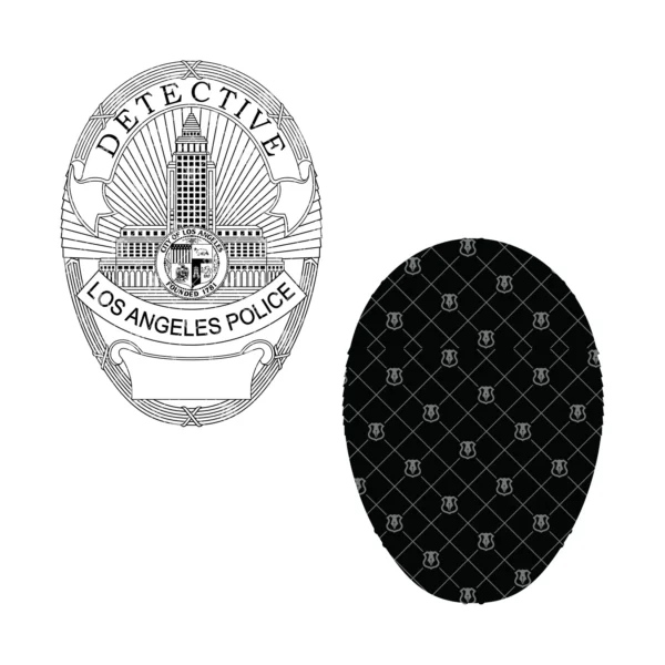 Los Angeles California Police LAPD Detective Badge - Image 3