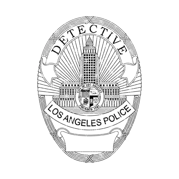 Los Angeles California Police LAPD Detective Badge - Image 2