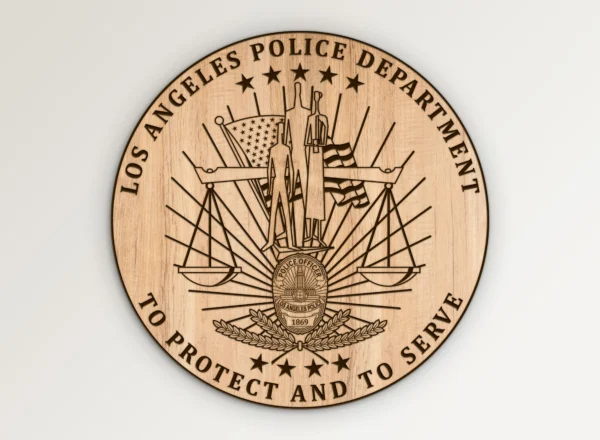 Los Angeles California Police LAPD Seal SVG Vector911