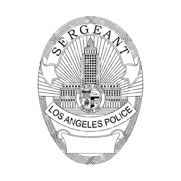 Los Angeles California Police LAPD Sergeant Badge - Image 2