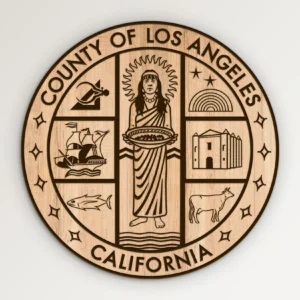 Los Angeles County California Seal SVG Vector911