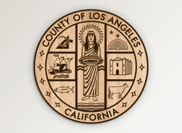 Los Angeles County California Seal SVG Vector911